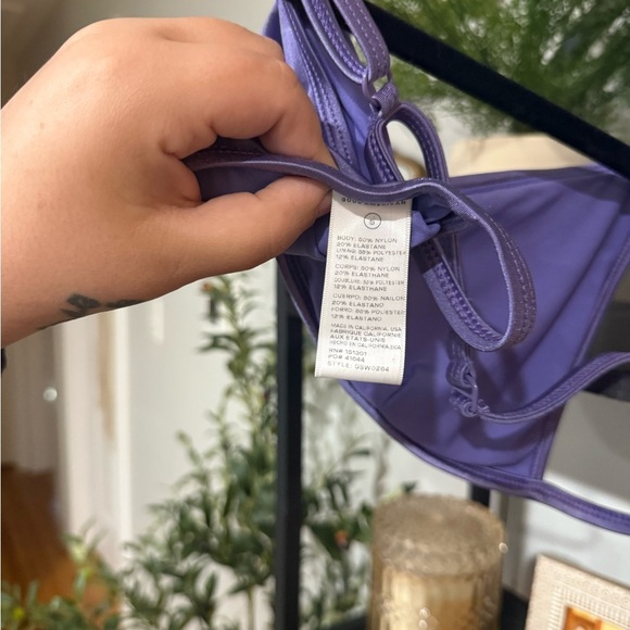 Good American Purple Swim Bra Adjustable Straps size 5 - Picture 4 of 5